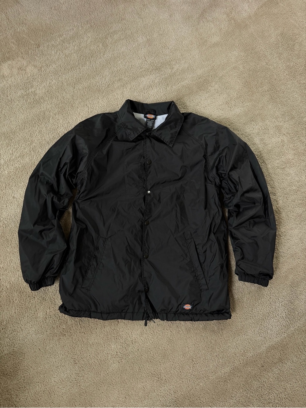 Dickies Black Men's Coach Windbreaker Jacket